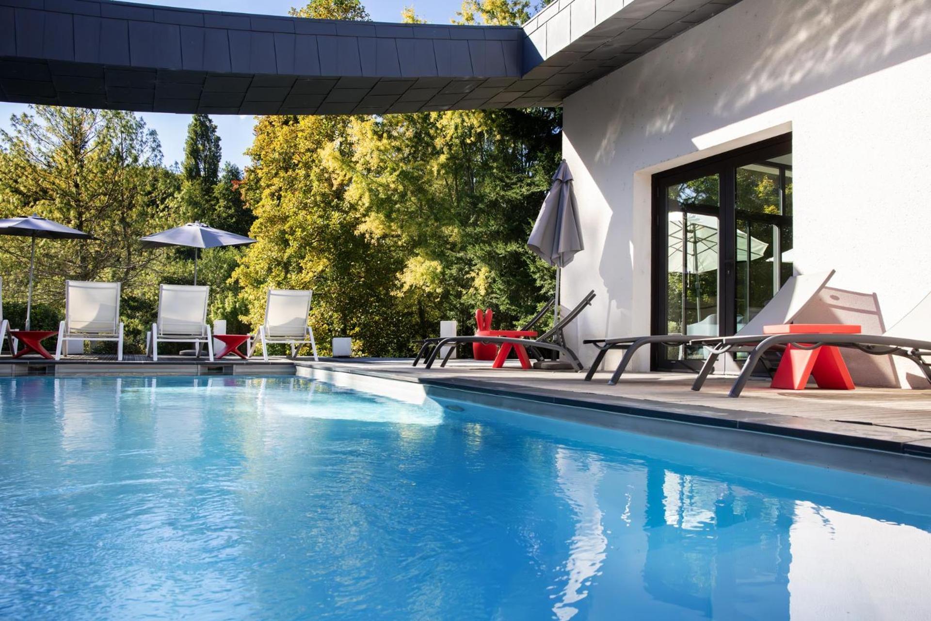 L'Aubiniere Hotel Restaurant & Spa Saint-Ouen-les-Vignes Exterior photo